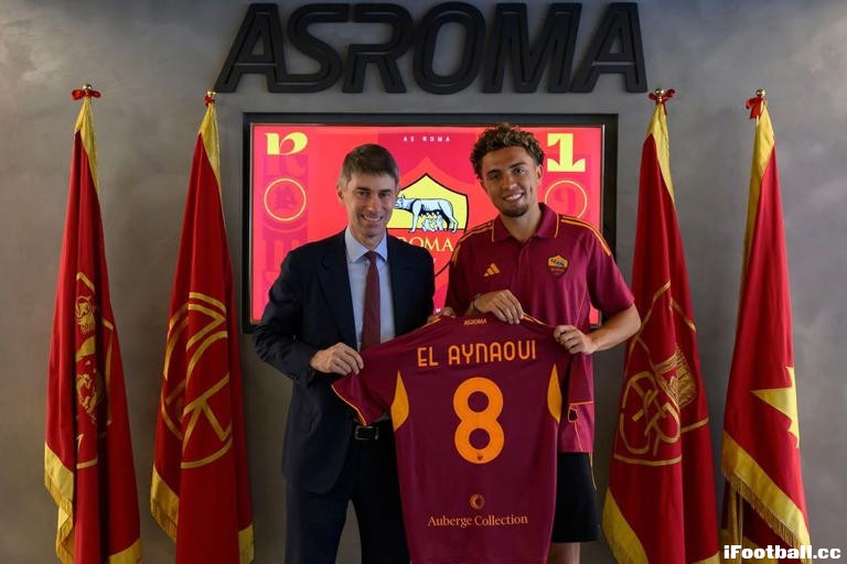 从法甲到意甲！24岁艾纳维加盟罗马穿8号，这笔转会值不值？球迷热议！