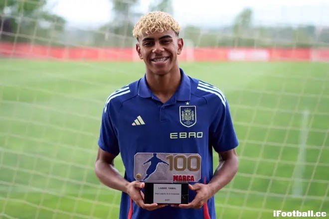 威公布！24/25赛季足坛百大球星：巴萨新星榜首 梅罗排名暴跌